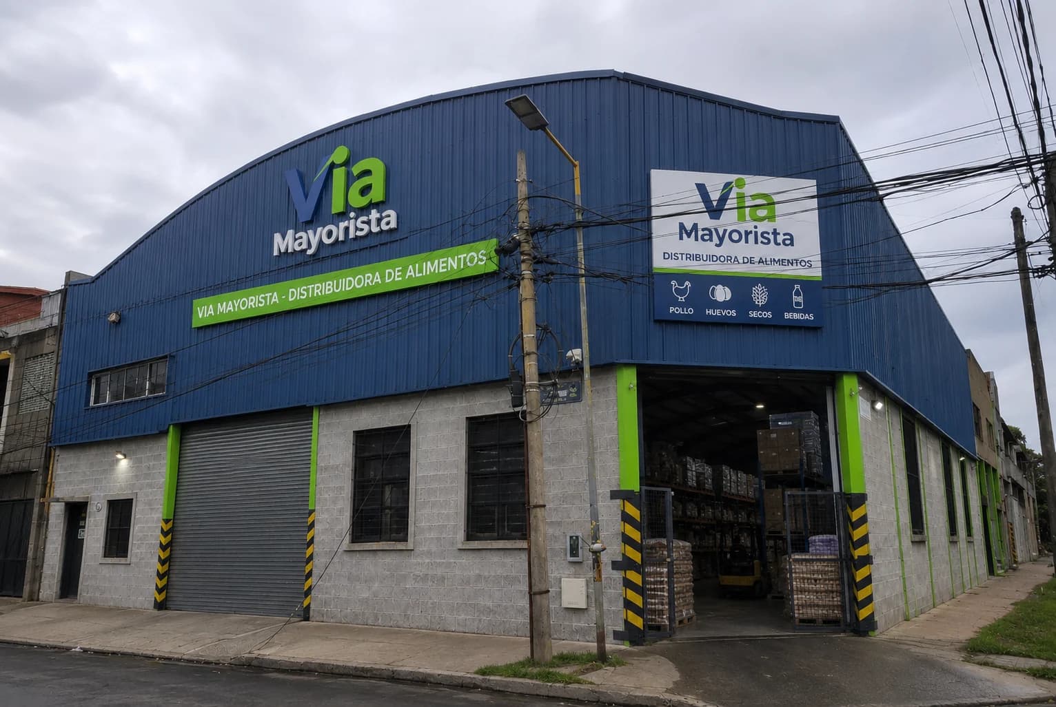 Depósito y operación logística de Vía Mayorista